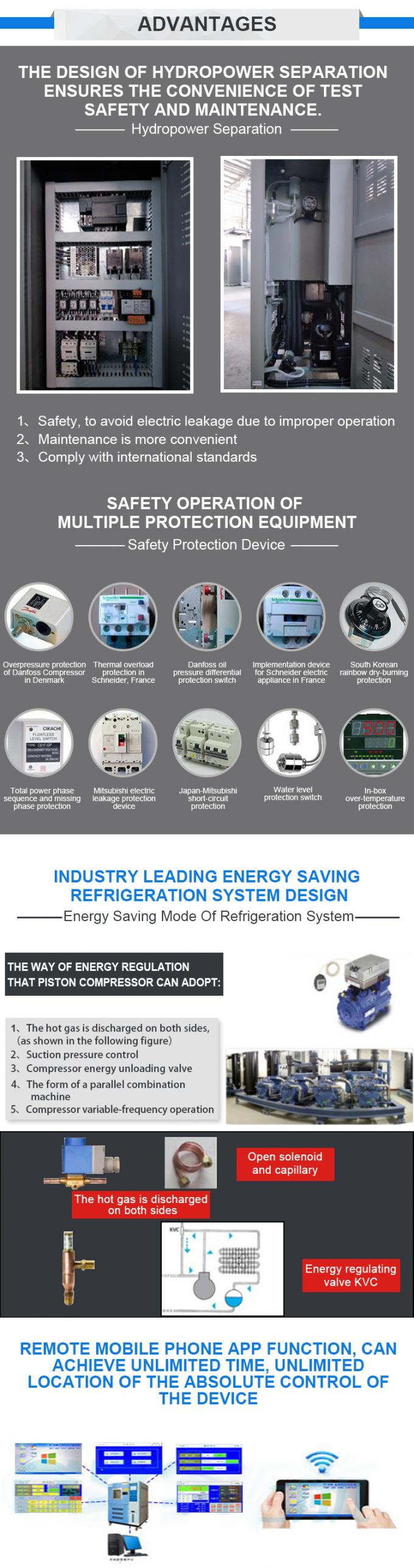 LIYI Programlanabilir Y&uuml;ksek D&uuml;ş&uuml;k Sıcaklık Şok Termal Bisiklet Test Cihazı 1
