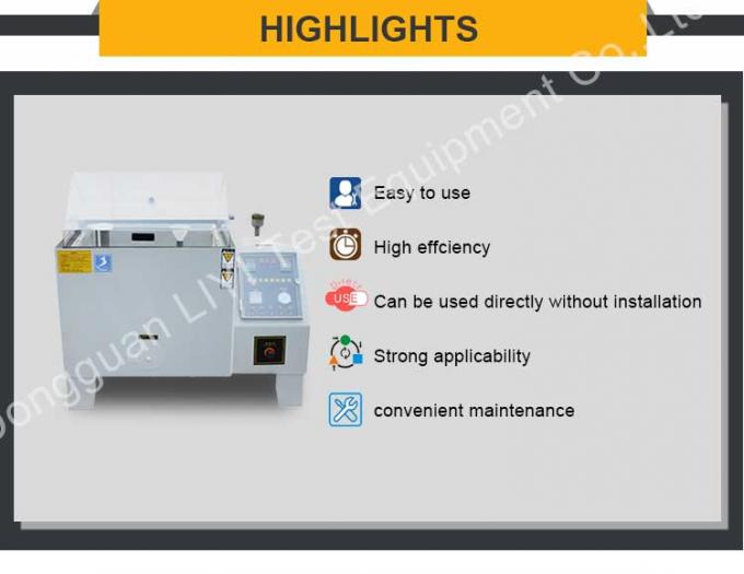 Laboratuvar Döngüsel Korozyon Simüle Tuz Sisi Test Cihazı Tuz Püskürtme Odası 2