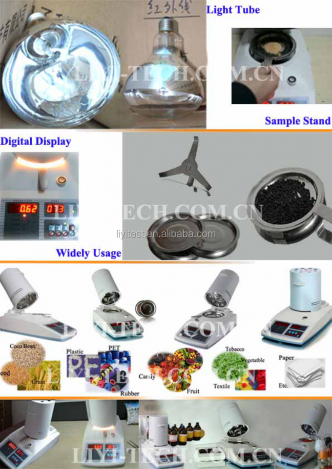 LIYI Hammadde Tohum Pirin&ccedil; Hızlı Test Cihazı Nem &Ouml;l&ccedil;er 1