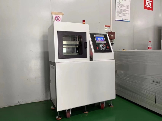 Çift katmanlı küçük düz vulkanizer Plastik için sıcak baskı makinesi
