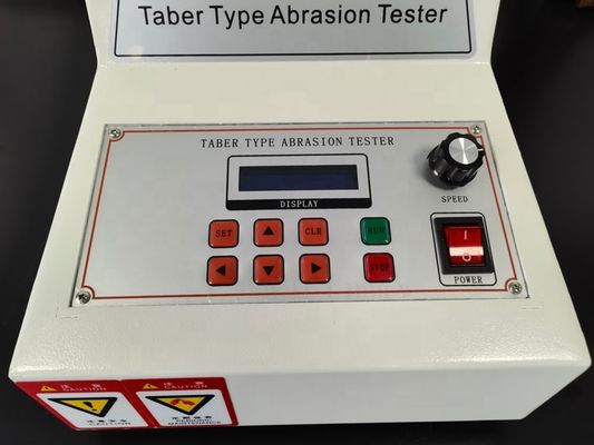 LY Taber Abrasion Tester with 12 Months Warranty ASTM D4060/D4157/D1044 Standard and Test Load 250g-1000g for Fabric Abrasion Testing