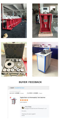 Liyi Laboratuvar Tekstil Dijital Kumaş Hava Geçirgenliği Test Cihazı